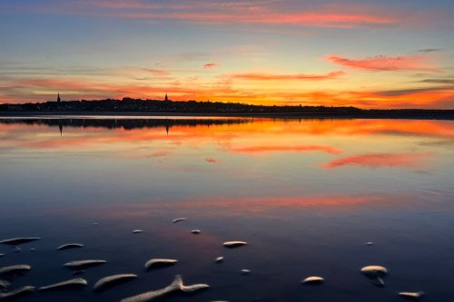 Sunset on Ryde Sands