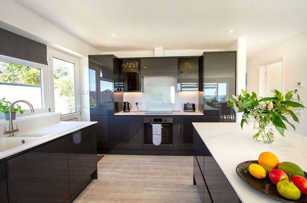 Open plan Kitchen Living area and dining