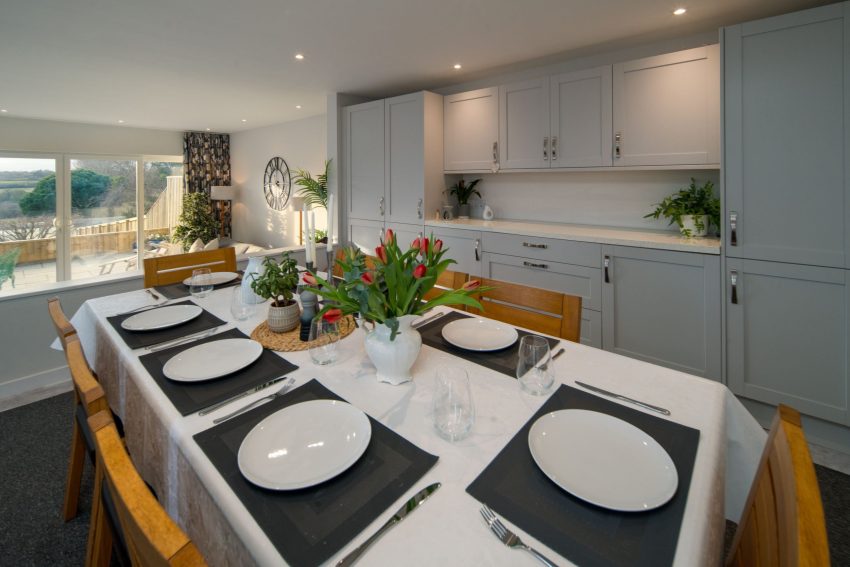 Large open plan dinning room