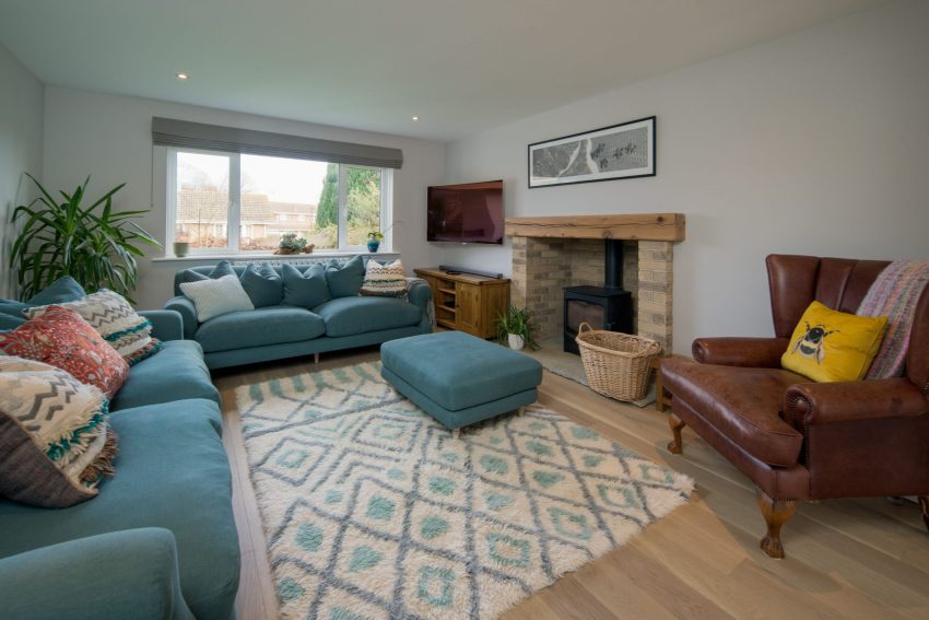 Sitting Room with Log Burner