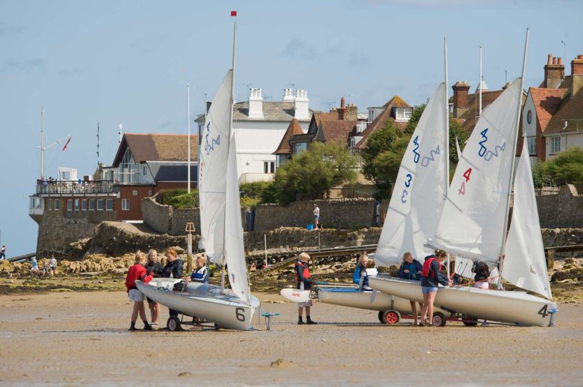 The beach in Seaview