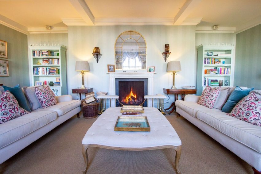 Drawing Room with Open Fire