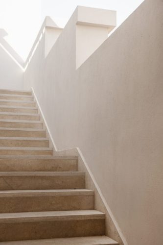 light filled stair case